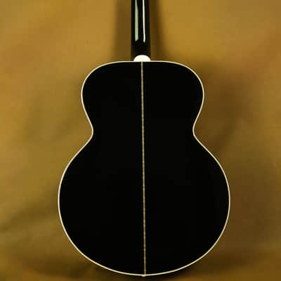 2005 Gibson SJ-200 Rose Custom Acoustic Guitar Black J-200 image 11
