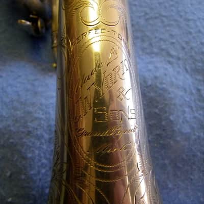 J W York & Sons Perfec-tone Coronet 1915 Silver plated image 13