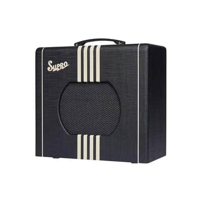 Supro Delta King 10 1x10-inch 5-watt Tube Combo Amp - Black and Cream image 3