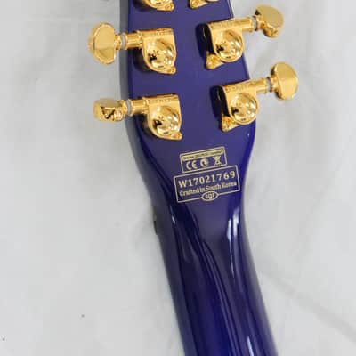 2017 Schecter Cloud Guitar Prince Signature Super Rare Limited Edition Guitar Blue (Metallic Purple) image 23