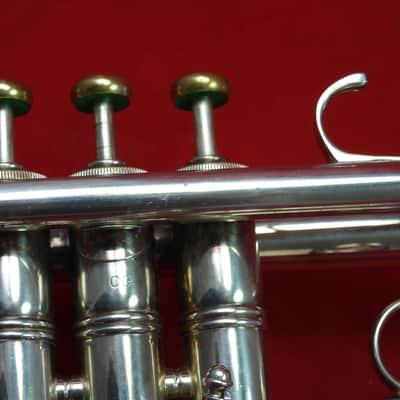 Benge Los Angeles Claude Gordon CG model Bb trumpet 1980 - Silver image 4