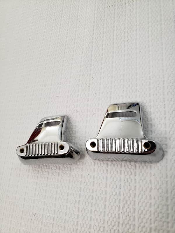 Premier Snare Butt Pieces .Model 632-45 1960s-1970s - Chrome image 1