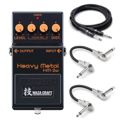 New Boss HM-2W Waza Craft Heavy Metal Distortion Guitar Effects Pedal image 1