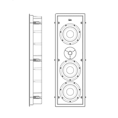 LYNGDORF D-500 - Full-Range In-Wall Loudspeaker - NEW! image 5