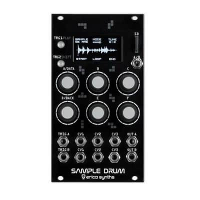 Erica Synths Sample Drum Dual-Channel Drum Sample Module image 1