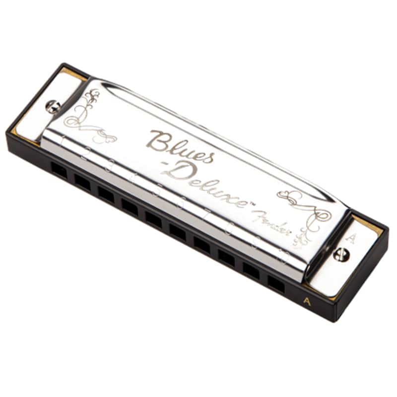 Fender Blues Deluxe Diatonic Harmonica Mouth Organ Key A image 1