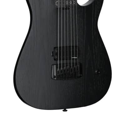 Schecter Keith Merrow KM-7 MK-III EX 7-string Baritone Electric Guitar - Satin Black Open Pore (882) image 8