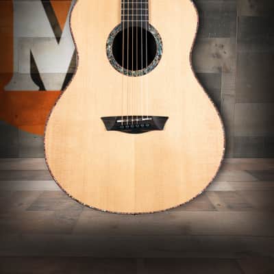 Washburn Elegante S24S Bella Tono Studio Acoustic Guitar - Gloss Natural (BTS24S-D-U) image 1
