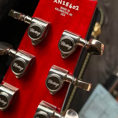 2025 The Heritage H535 Trans Red Flamed Maple Body image 9