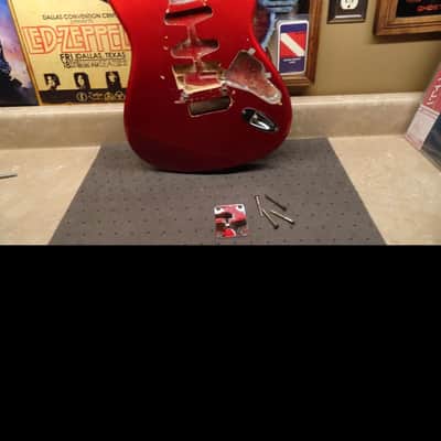 Fender Stratocaster 1988 -MIJ Japan-Floyd Rose ready- Candy Apple Red Metallic image 1