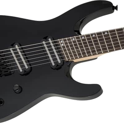 Jackson X Series Dinky Arch Top DKAF7 MS 7-String Electric Guitar - Gloss Black image 5