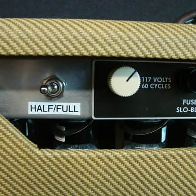 Vintage Sound by Rick Hayes Tweed Vintage 85 Tube Combo Guitar Amplifier 2x12 w/Cover Made In USA image 7