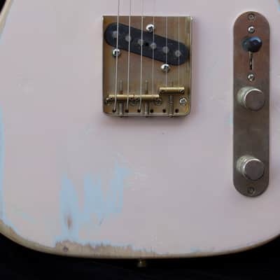 Soderlund Guitars Heavy Relic Shell Pink Nashville T-Style image 6