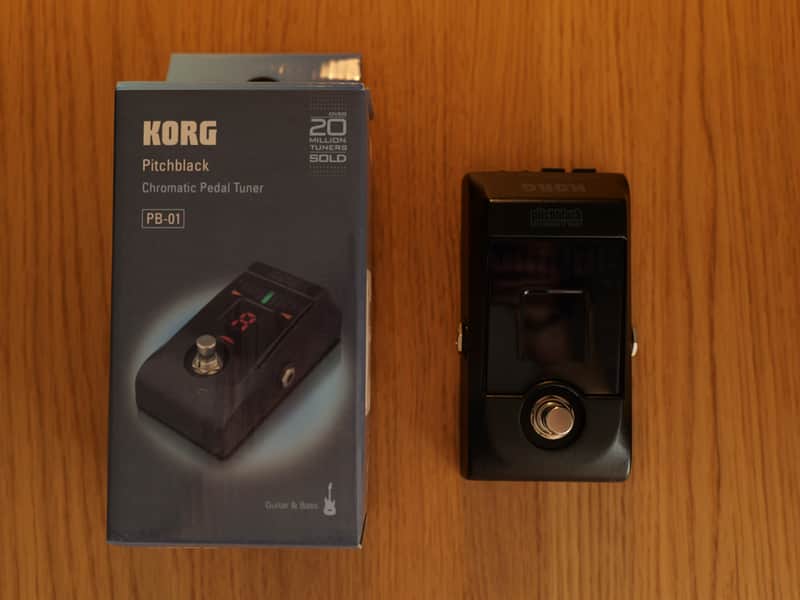 Korg Pitchblack Chromatic Guitar/Bass Tuning Pedal 2010s - Black image 1
