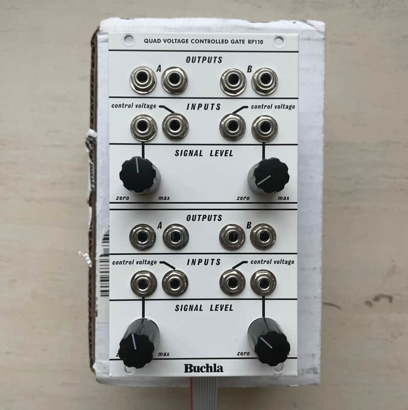 Buchla / Catalyst Audio RP110 Quad Voltage Controlled Gate - White image 1