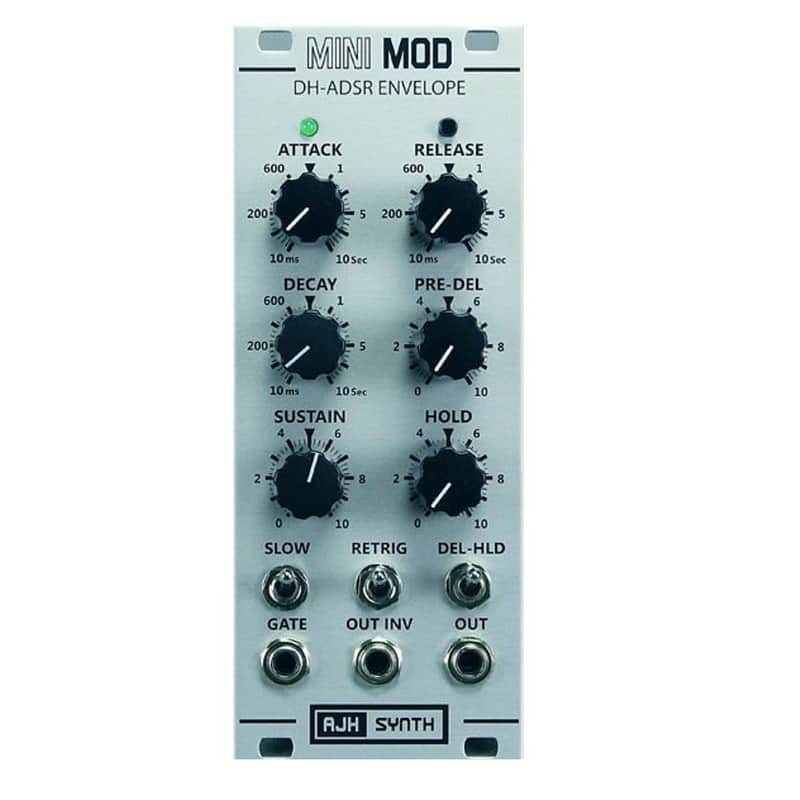 AJH Synth DH-ADSR Envelope Generator Eurorack Module (Silver) image 1