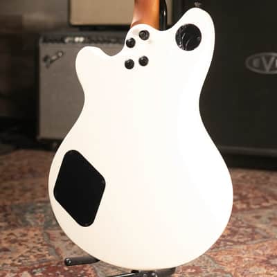 EVH SA-126 Standard Semi-Hollow Electric Guitar - Satin Vintage White image 2