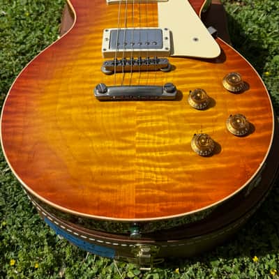 Gibson Les Paul Standard '59 Yamano Custom Shop Historic Reissue Tom Murphy Aged Edwin Wilson R9- Sunrise Teaburst 2007 image 4