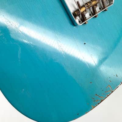 2021 Fender Custom Shop ’52 Heavy Relic Telecaster – Taos Turquoise image 12