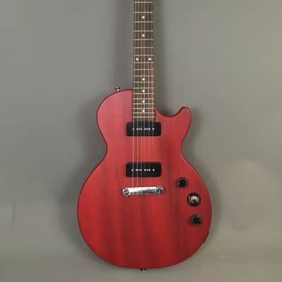 Epiphone Les Paul LP Special Model Single Cut Cherry Red Translucent Dual All Original P90s HSC image 2