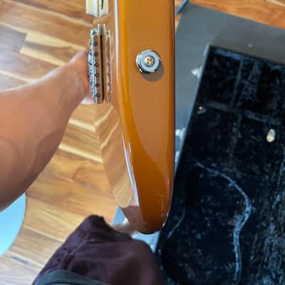 Suhr Custom Classic S HS Orange Burst Metallic Roasted Maple Neck image 5