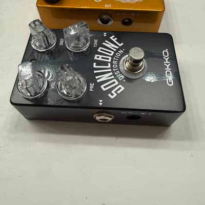 Gokko Divine Shimmering Reverb + Sonicbone Distortion Guitar Effect Pedal Lot image 4