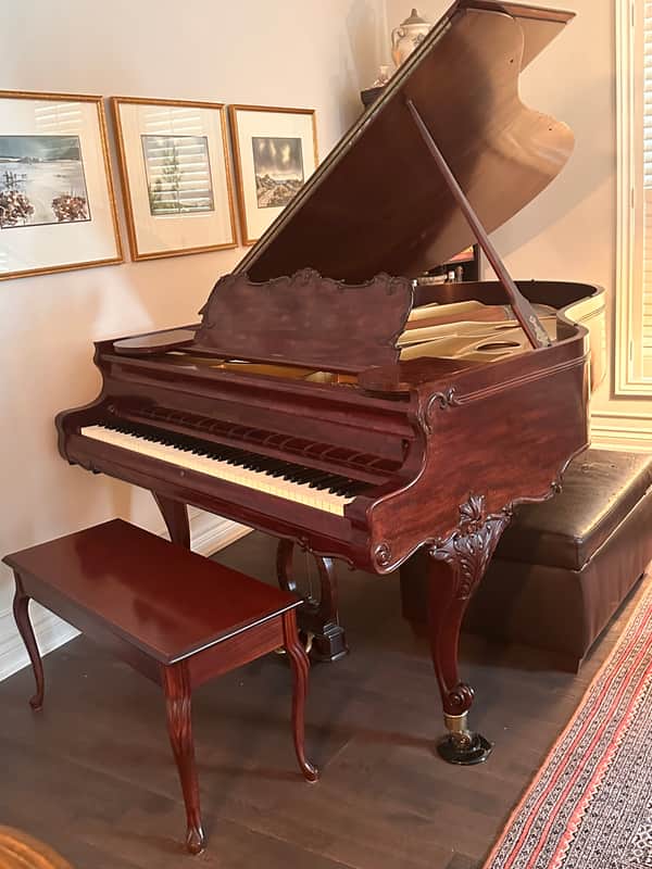 Kranich & Bach - six foot baby grand mahogany 1920-1930 - Mahogany image 1