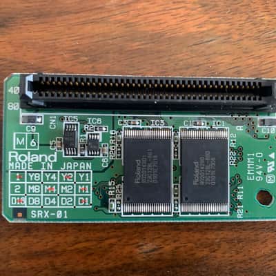 Roland SRX-01 Dynamic Drum Kits Expansion Board 2000s - Green