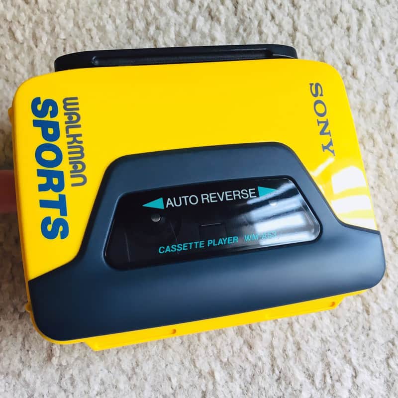 Sony WM-A53 [COLLECTIBLE] Walkman Cassette Player, Awesome Yellow, Working ! image 1