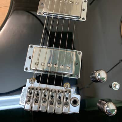 End of Year sale, Rare USA Kramer Pacer II electric guitar 1995 Black Vaccaro era image 11