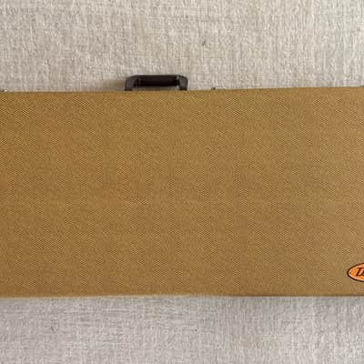 1999 Danelectro Tweed Hardshell Case + Key Yellow Plush Interior Out of Production Fits U1 / U2 / U3 / DC Models & More image 2
