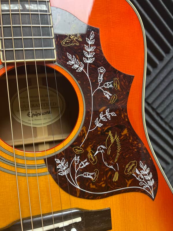 Epiphone Hummingbird Pro/FC Acoustic/Electric Guitar - Used | Reverb