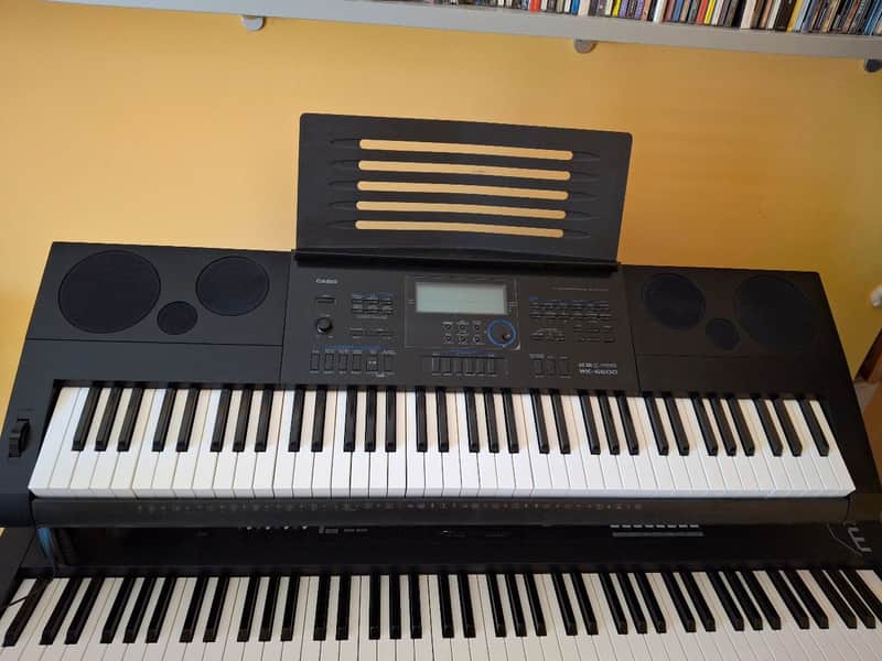 Casio WK-6600 76-Key Portable Workstation Keyboard 2010s - Black image 1
