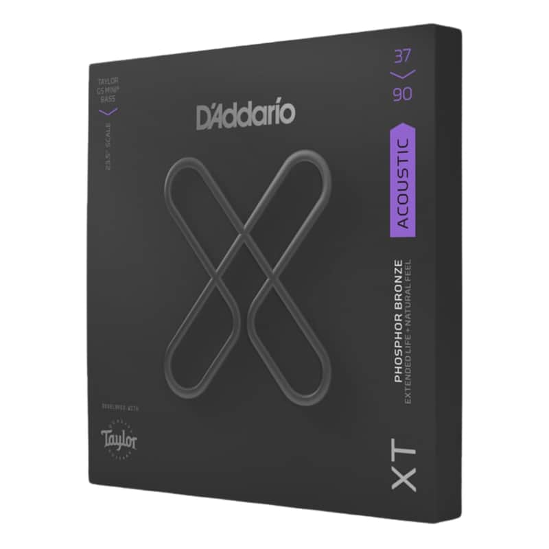 D'Addario Custom Light Taylor GS Mini Coated Acoustic Bass Strings image 1