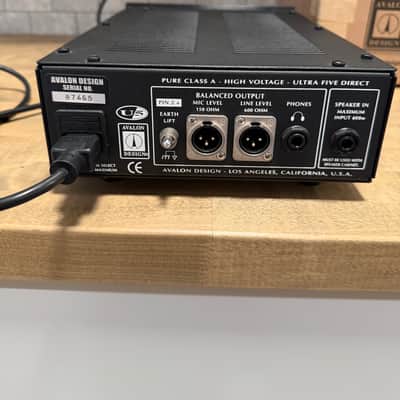 Avalon U5 Anniversary Edition Direct Box / Instrument Preamp 2010s - Black image 3