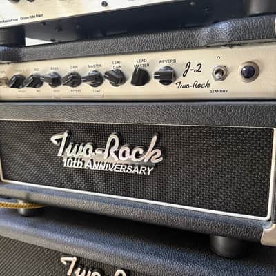Rare Two Rock 10th Anniversary J-2 head and matching cab Serial #002 image 2
