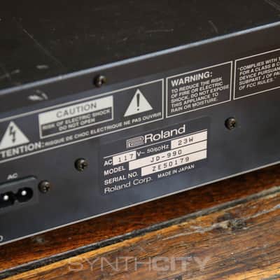 Roland Super JD-990 Sound Module 1993 - 1996 - Black image 3