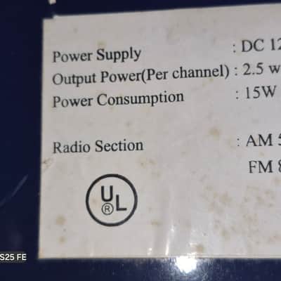 Crosley Cd player and FM tuner70s 70s - Red white and blue image 7