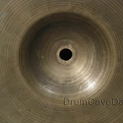15" VINTAGE 1950s ZILDJIAN HI HAT CYMBAL image 5