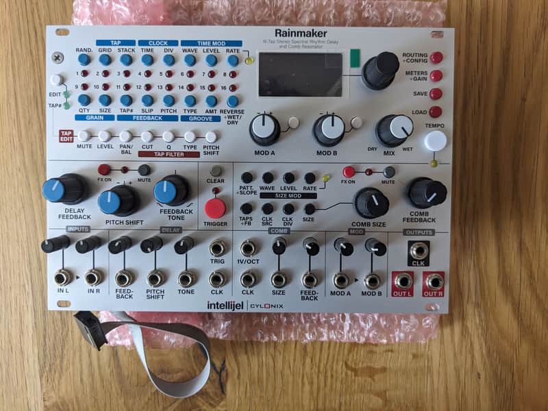 Intellijel Cylonix Rainmaker 16-Channel Delay and Resonator Eurorack Synth Module 2016 - Present - White image 1