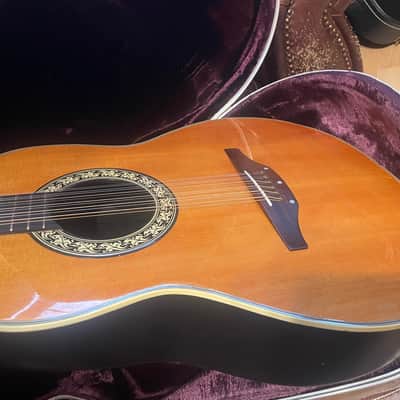70’s Ovation 12 sting acoustic guitar image 3