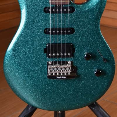 Music Man Luke III HSS Rosewood Fingerboard Ocean Sparkle image 10