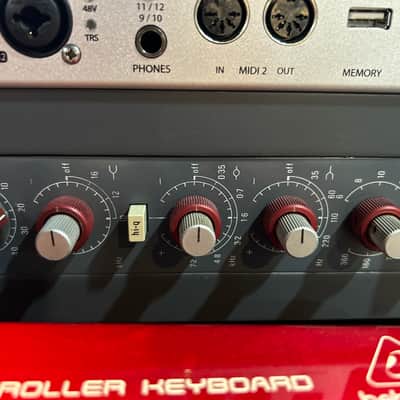 Neve 31102 Mic / Line Input Module with 4-Band EQ 1970s - Red Grey image 2