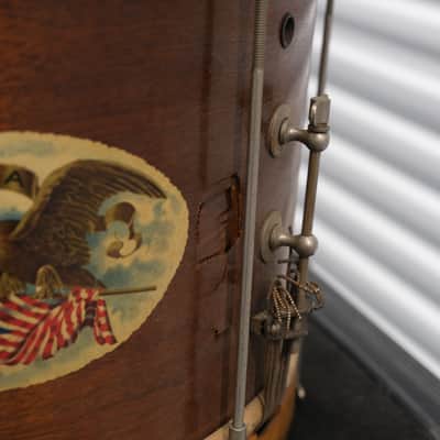 Early 1900's Marching Snare - Field Drum / Floor Tom / Parade Drum - 16x12 image 2