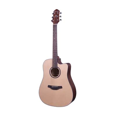 Crafter Silver Series 100 Dreadnought Acoustic Electric Guitar - Spruce image 2