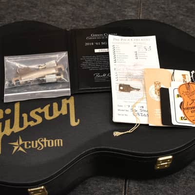 Gibson Custom Shop Historic Collection 1961 SG Standard VOS 2018 - Faded Cherry［Maestro Vibrola Mod］［Yk012］ image 11