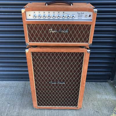 Two Rock Classic Reverb Signature Head and 2x12 Vertical cabinet 2020s - Brown Suede image 1