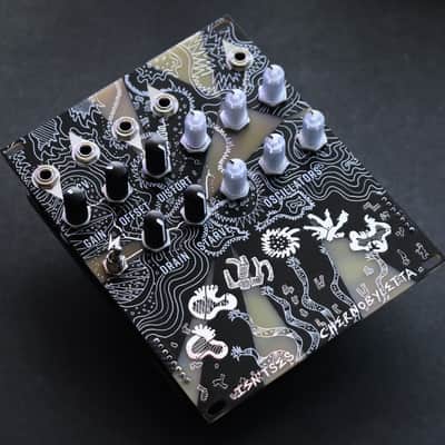 Chernobyletta Eurorack Module - Noise and Drone Oscillator Synth with CV Offset, Distortion, Power Starve and Touch Controls. Fully built. Black & Silver version. image 1