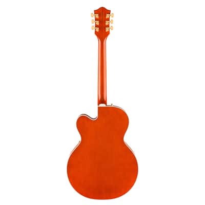 Gretsch Nashville Hollow Body with String-Thru Bigsby and Gold Hardware - Ebony Fingerboard, Orange Stain image 4