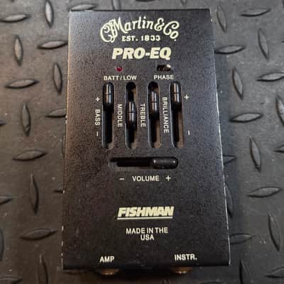 Fishman Martin & Co. PRO-EQ Equalizer Acoustic Tone Shaper